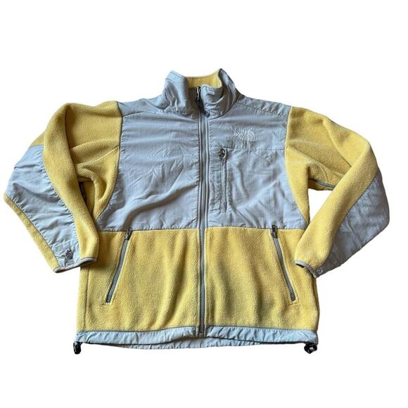 Vintage The North Face Denali Jacket/Fleece, Womens small, yellow Fleece - Picture 1 of 12